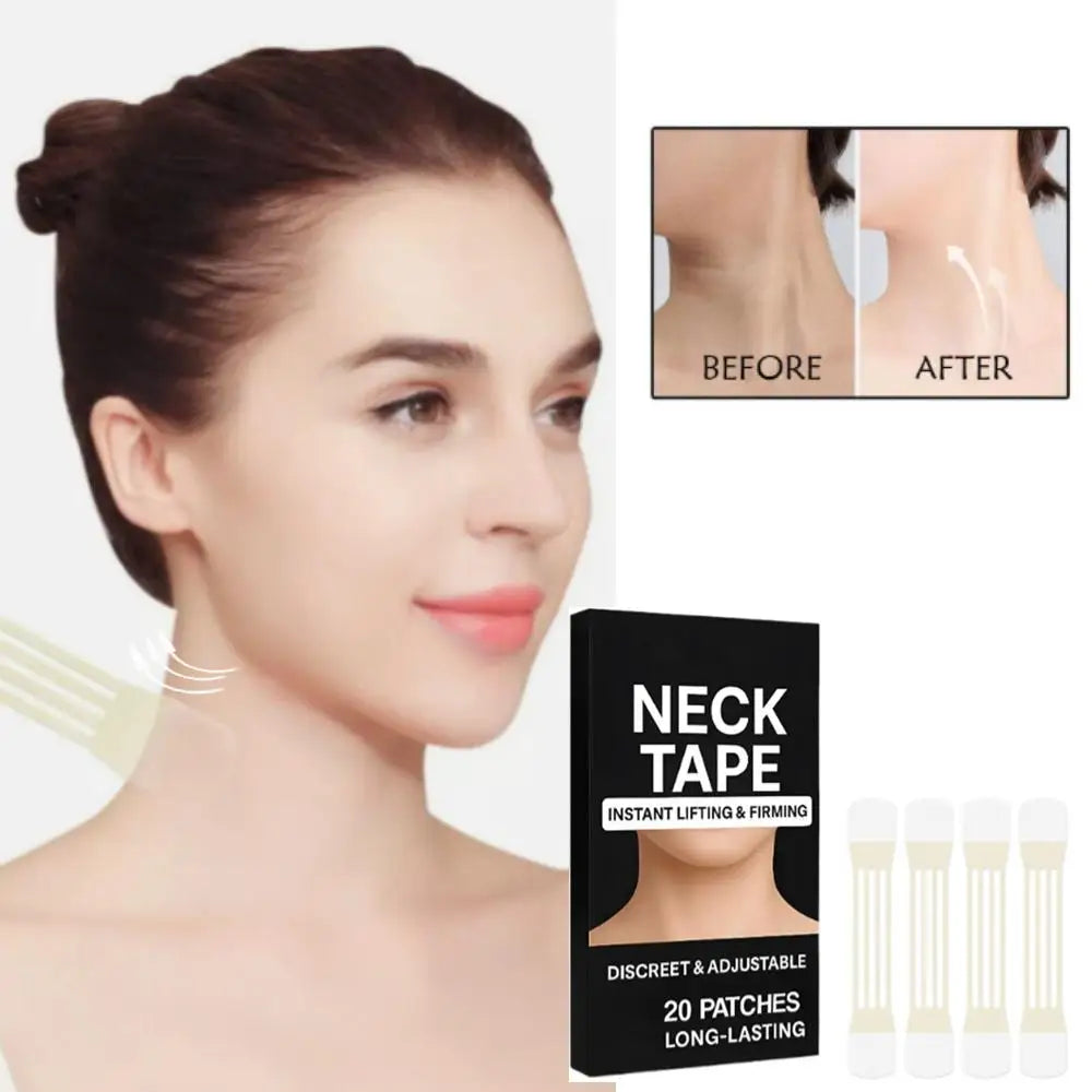Cinta invisible para estiramiento de cuello