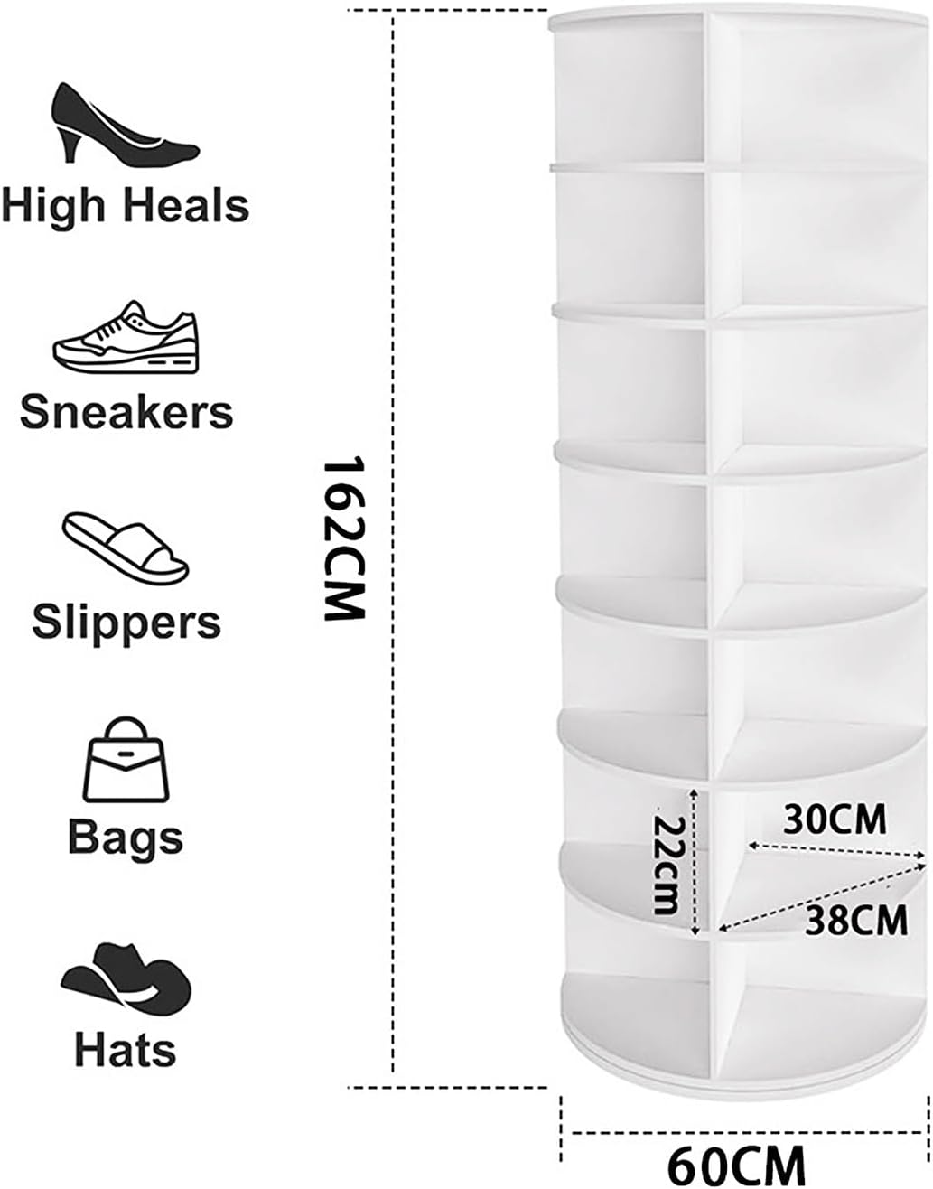 Torre para zapatos SpinSpace