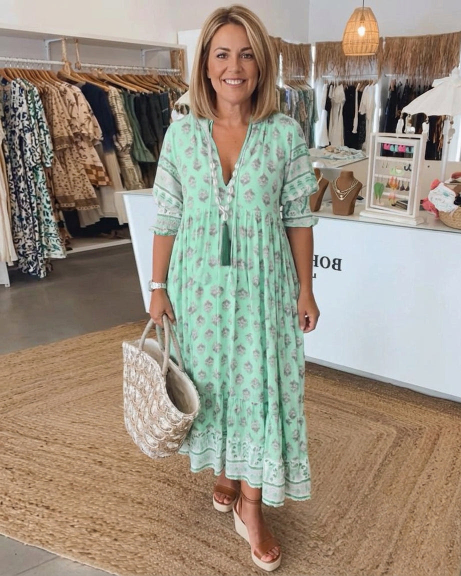 Verity | Vestido bohemio midi