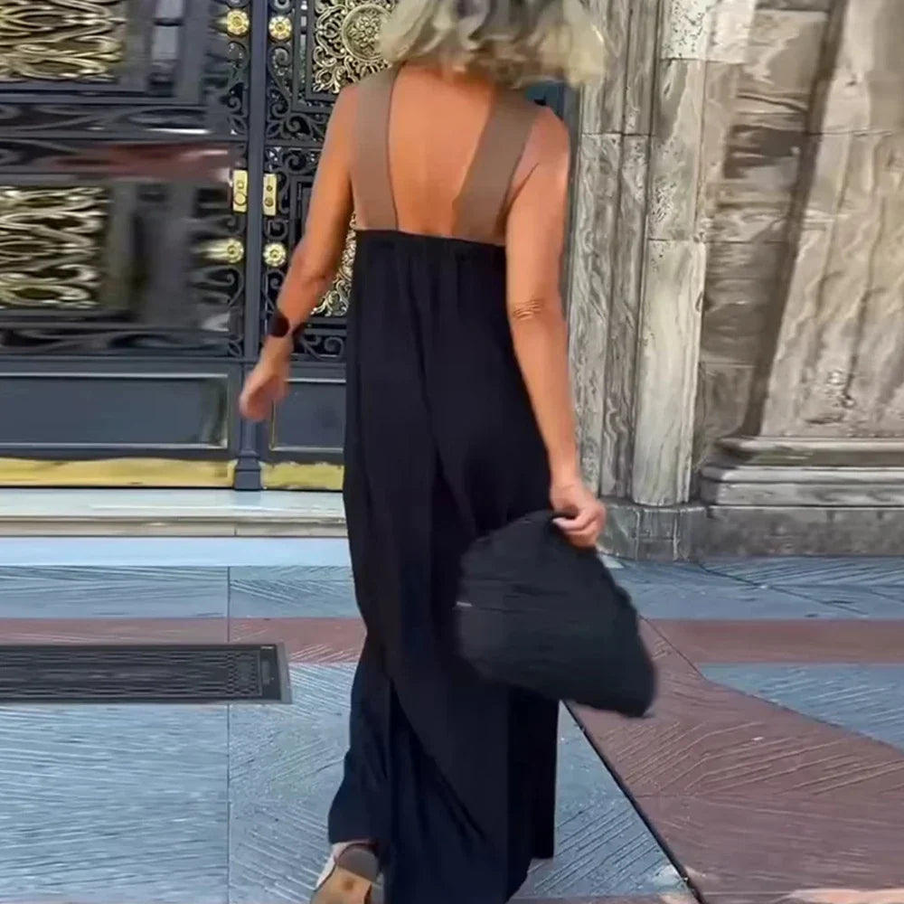 Fynn Lisa - Vestido Maxi Retro