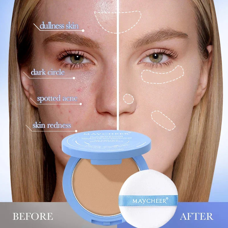 Polvo de maquillaje resistente al agua