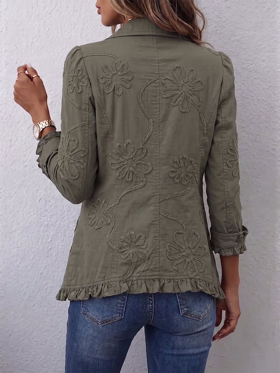 Claudia | Chaqueta floral elegante