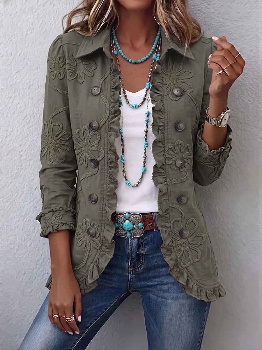 Claudia | Chaqueta floral elegante