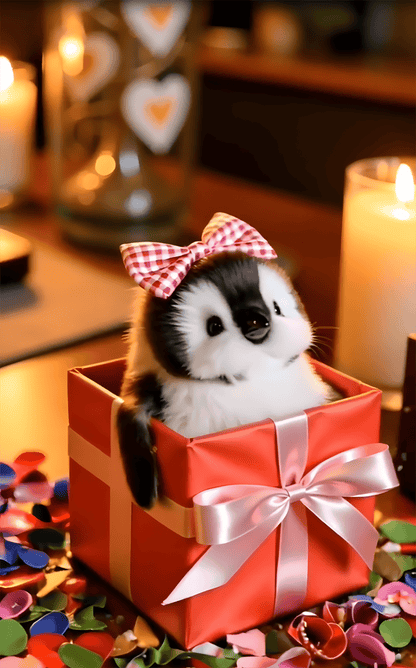 Peluche de pingüino superrealista (1+1 GRATIS)