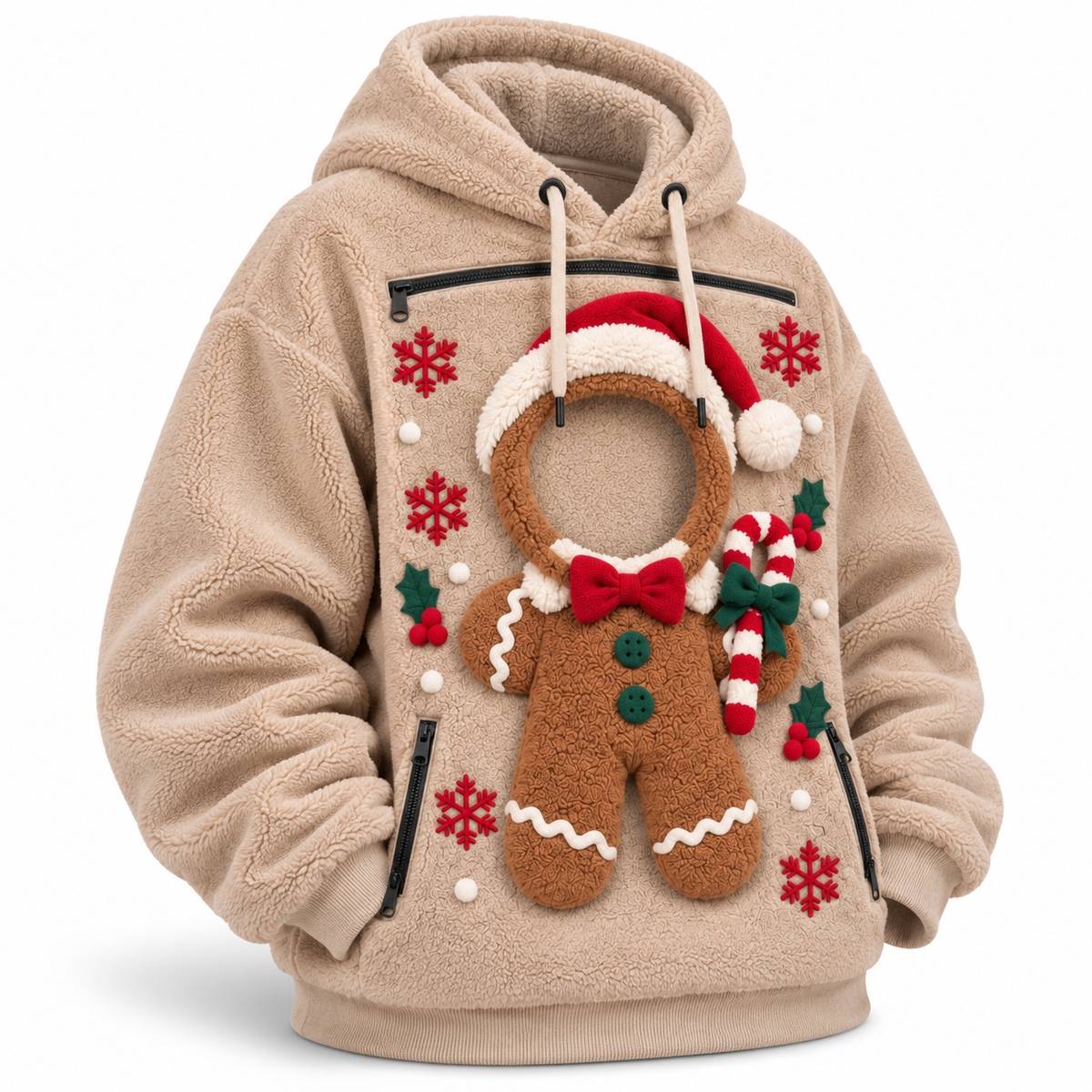Sudadera navideña portamascotas