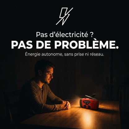 Radio d'urgence 5-en-1