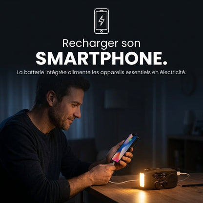 Radio d'urgence 5-en-1
