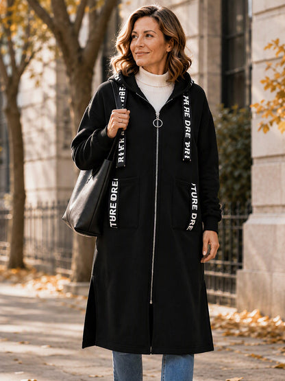 Greta | Sudadera abrigo oversize con capucha
