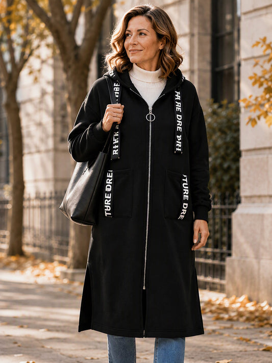 Greta | Sudadera abrigo oversize con capucha