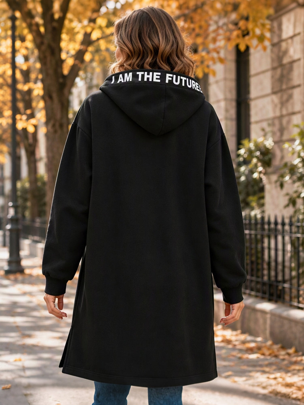 Greta | Sudadera abrigo oversize con capucha