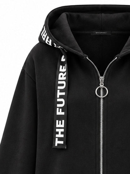 Greta | Sudadera abrigo oversize con capucha