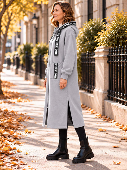 Greta | Sudadera abrigo oversize con capucha