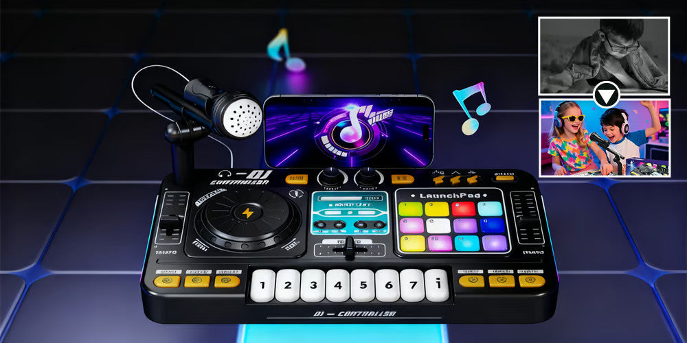 Fiesta de DJ portátil para niños